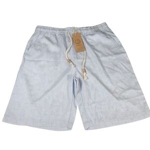 Men's Light Blue Performance Drawstring Athletic Shorts